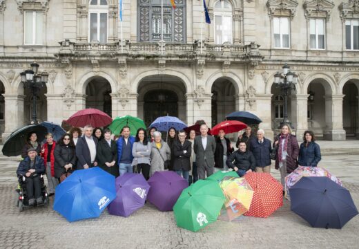 A Coruña encherase de paraugas de cores o 3 de decembro como símbolo de apoio ás persoas con discapacidade